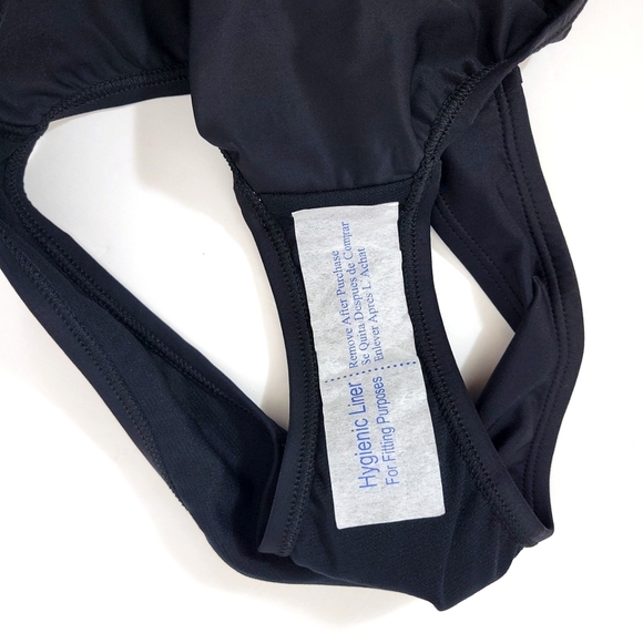 Nike Women's Black Solid Bikini Bottom - Picture 7 of 9